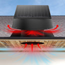 42W 12" Solar Attic Fan with Smart Power Adapter+Remote