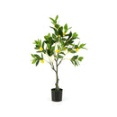 Artificial Lemon Tree 2.6/4/5.2 Feet Tall Fake Lemon Plant wuth Lemon Fruits by LJGDeals