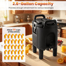 2.6 Gal Insulated Beverage Dispensers Set of 3 with Handles by DirectDeals