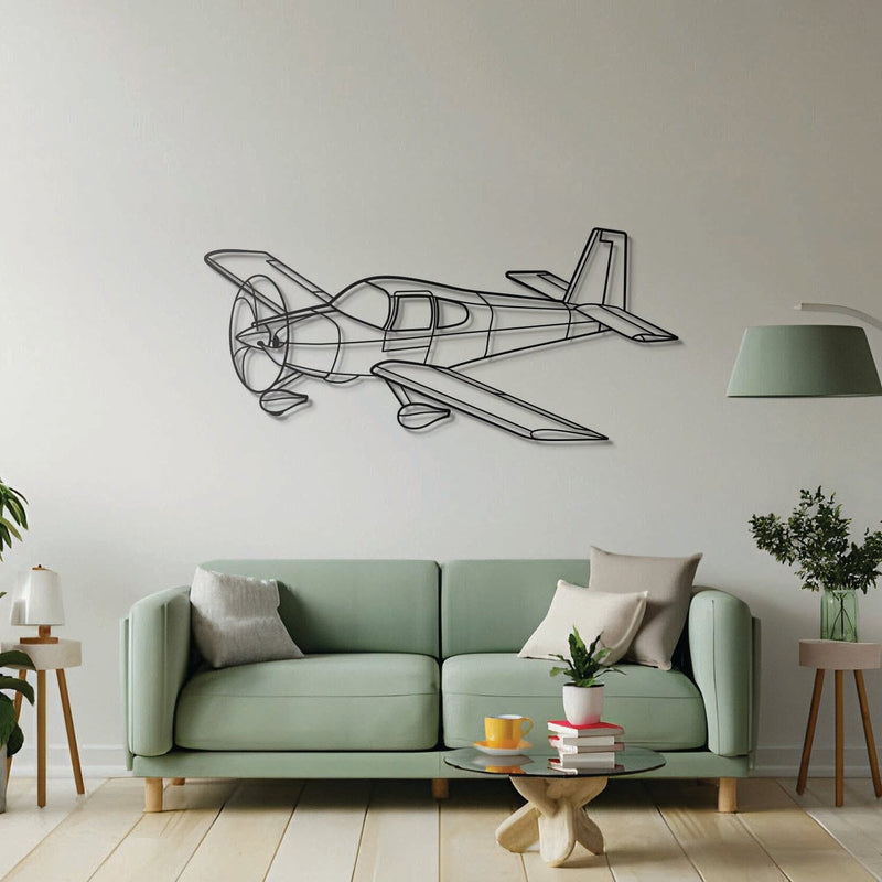 RV-10 Angle Metal Aircraft Wall Art - NCP0442