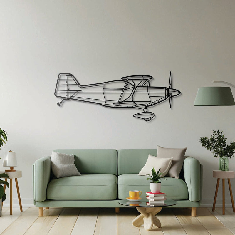 Pitts S2-C Metal Aircraft Wall Art - NCP0440