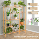 Multifunctional Bamboo Shelf Storage Organizer Rack by LJGDeals