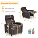 Ergonomic PU Leather Kids Recliner Lounge Sofa for 3-12 Age Group by LJGDeals