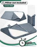 Cover Set Only for LX6, Navy Plush, Pillows and Foam not Included