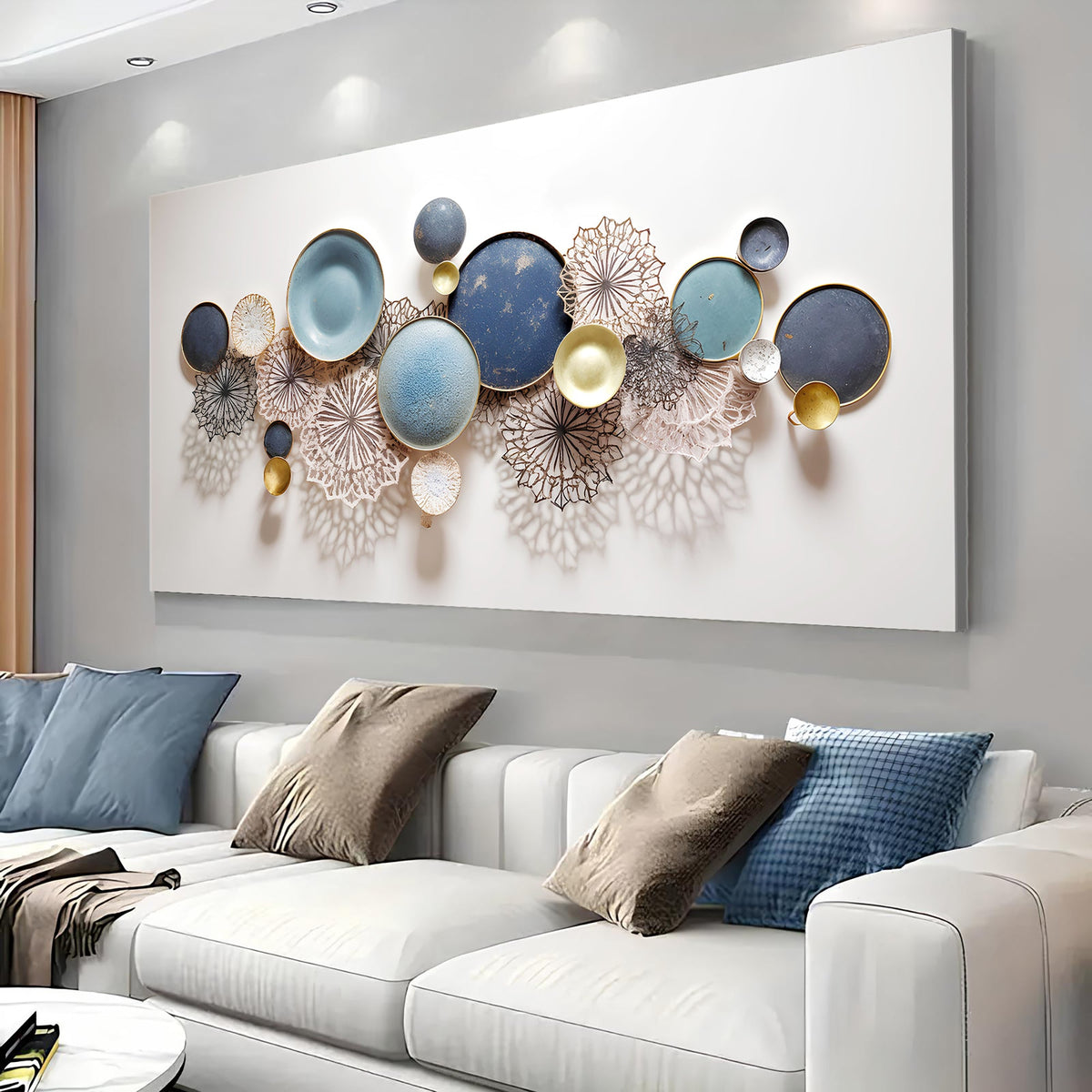 Lotus Leaf Abstract Wall Art III, photo 2 of 10