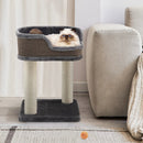 Multi-Level Cat Climbing Tree with Scratching Posts and Large Plush Perch by LJGDeals