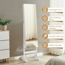 Standing Jewelry Cabinet with Full Length Mirror by LJGDeals