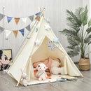 Foldable Kids Canvas Teepee Play Tent by LJGDeals