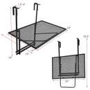 Railing Folding Table with 5-Level Adjustable Heights by LJGDeals