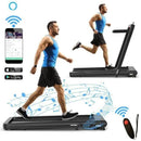 4.75HP 2 In 1 Folding Treadmill with Remote APP Control by LJGDeals