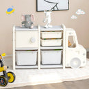 Toddler Truck Storage Organizer with Plastic Bins by LJGDeals