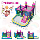 6-in-1 Kids Inflatable Unicorn-themed Bounce House with 735W Blower by LJGDeals