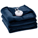 62 x 84 Inch Twin Size Electric Heated Throw Blanket with Timer by LJGDeals