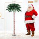 6 Feet Pre-Lit Artificial Tropical Christmas Palm Tree with 210 Multi-Color Lights by LJGDeals