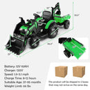 12V 3 in 1 Kids Ride On Excavator with Shovel Bucket and Music by LJGDeals