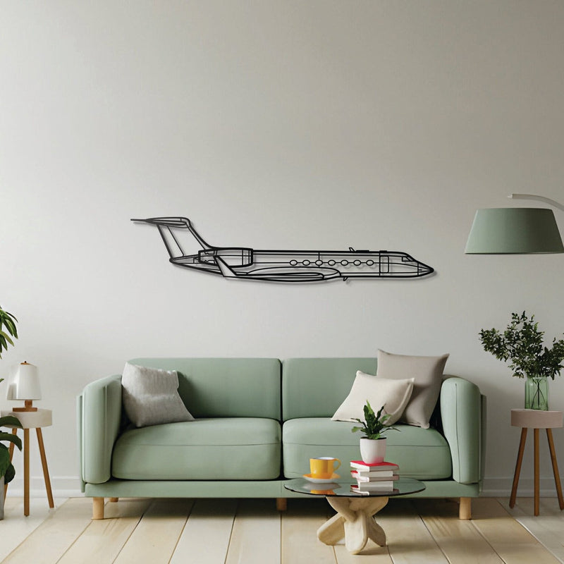 G550 Metal Aircraft Wall Art - NCP0089