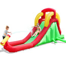 Inflatable Water Slide Bounce House with Climbing Wall and Jumper without Blower by LJGDeals