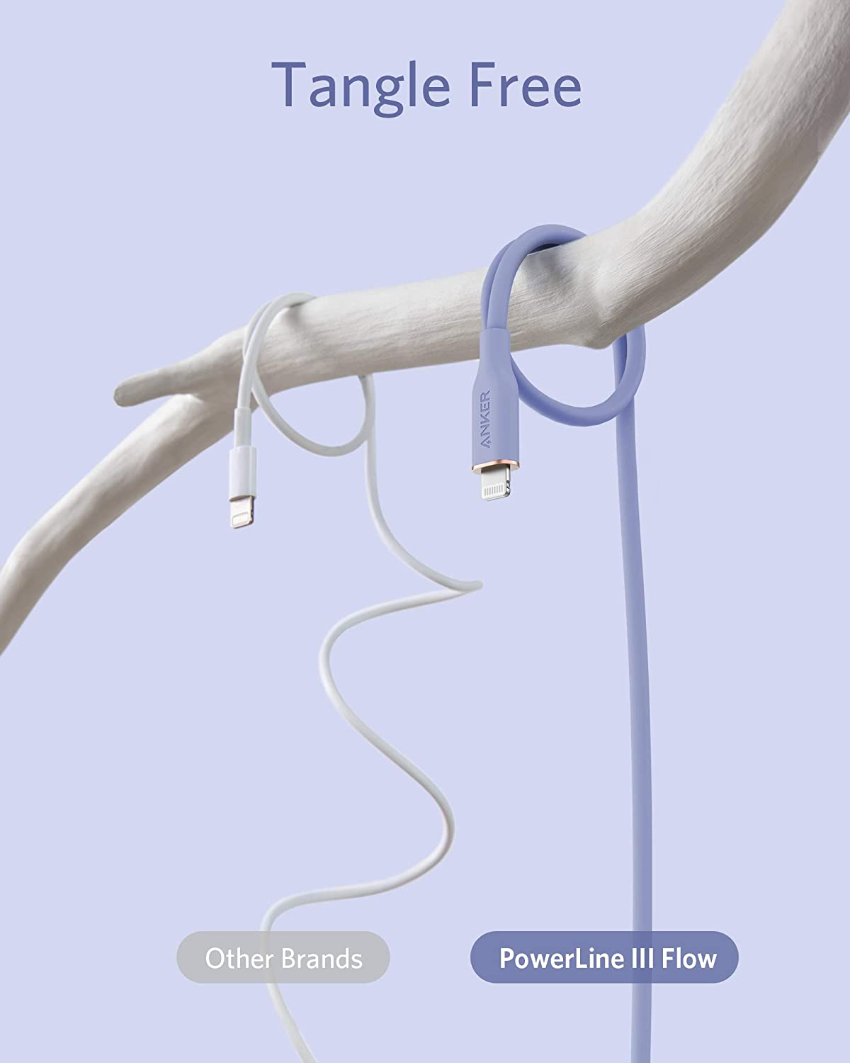 Anker <b>641</b> USB-C to Lightning Cable (Flow, 3 ft Silicone), photo 27 of 43