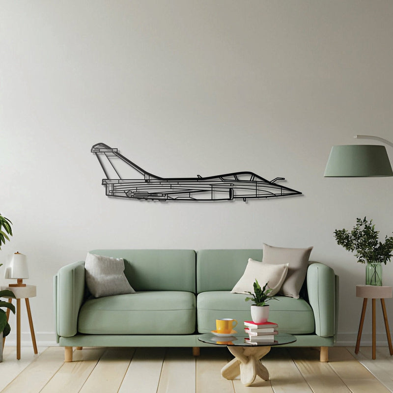 Rafale C Metal Aircraft Wall Art - NCP0193