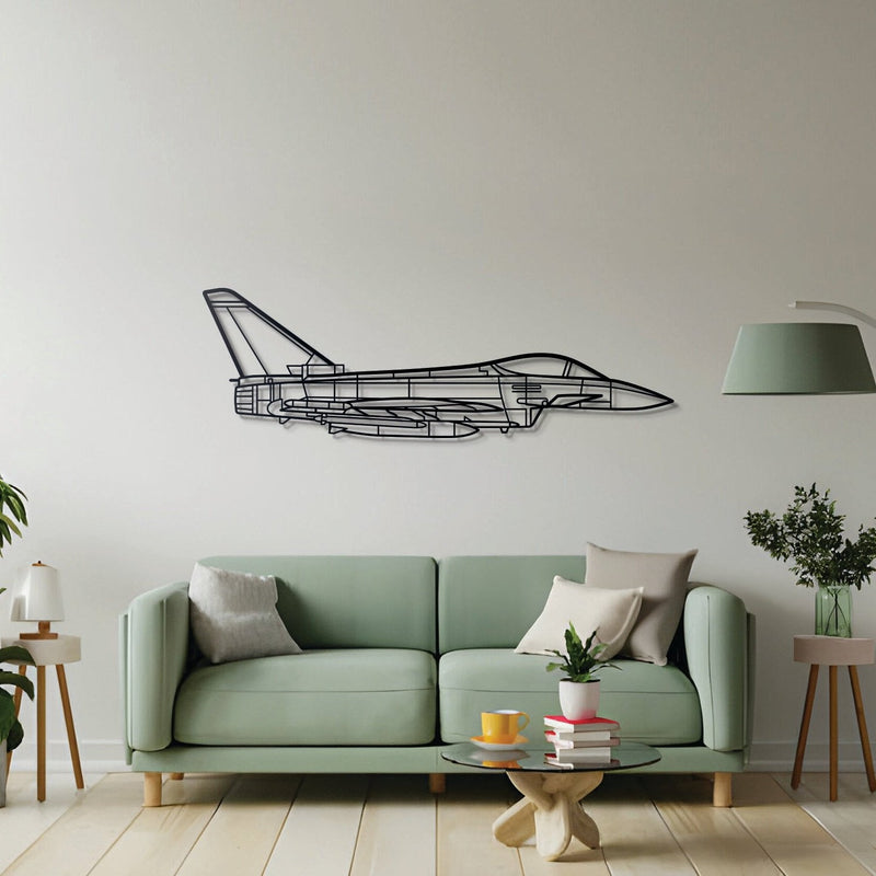 Eurofighter Typhoon Metal Aircraft Wall Art - NCP0067