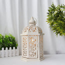 13.5''H Metal Candle Holder Rustic Decorative Lanterns by JHY DESIGN
