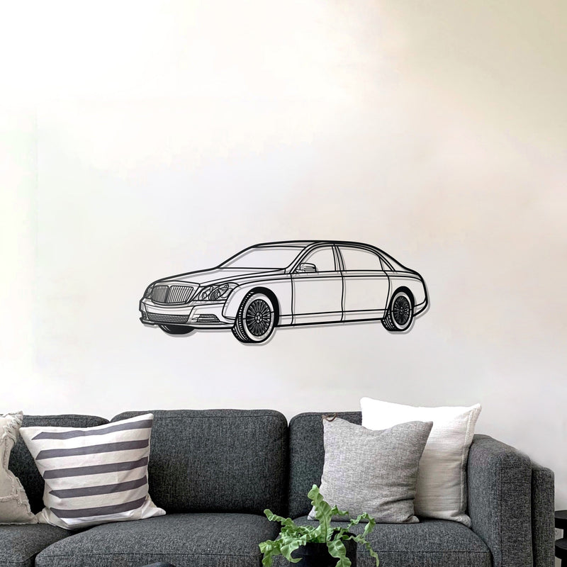 62S Perspective Metal Car Wall Art - MT1219