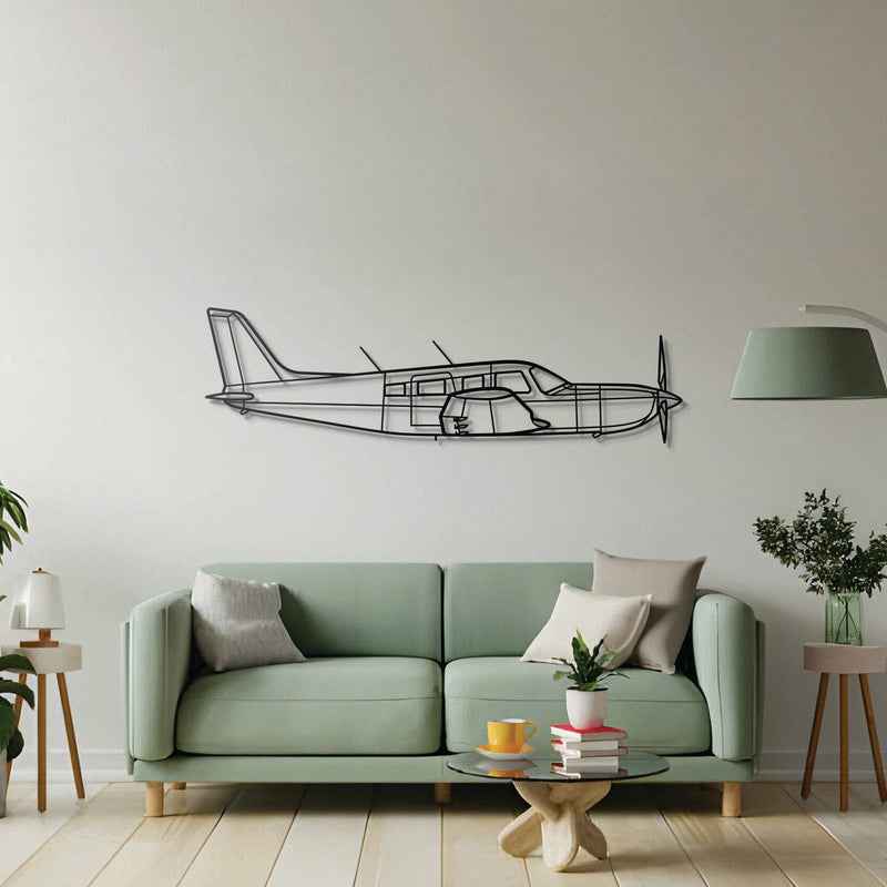 PA-32R-301 Saratoga HP II Metal Aircraft Wall Art - NCP0437