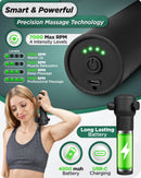 LX28 Deep Tissue Massage Gun Massager, Charcoal Black