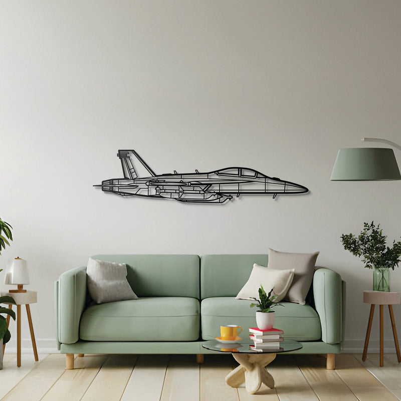 EA-18 Growler Metal Aircraft Wall Art - NCP0063