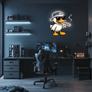 Cool Duck Plexiglass Neon Art, Duck Neon Sign, Neon Light Sign, Neon Wall Art