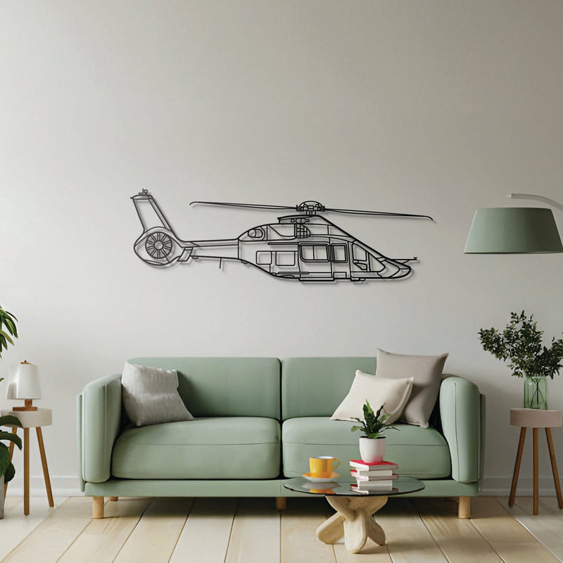 H160 Metal Aircraft Wall Art - NCP0382