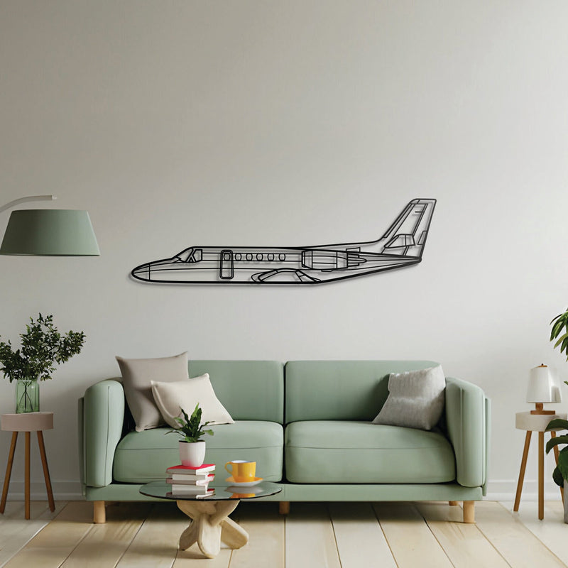 Citation II Metal Aircraft Wall Art - NCP0048