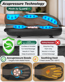 LX31 Rolling Hand Massager, Heat, Compression + Kneading, Smart Memory, Charcoal Black