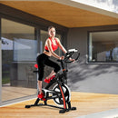 Household Adjustable Indoor Exercise Cycling Bike Trainer with Electronic Meter by LJGDeals
