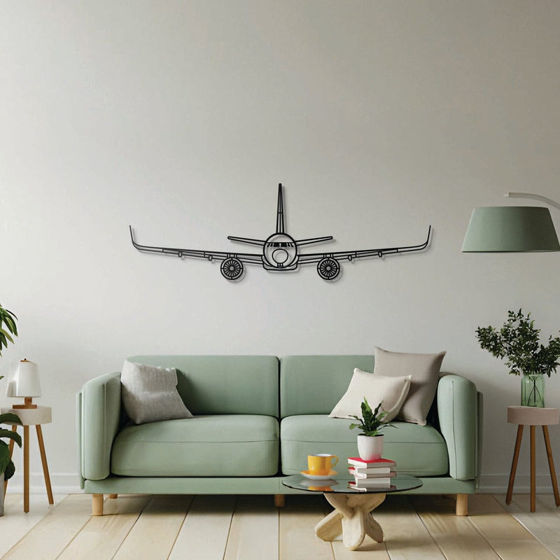 A320 Neo Front Metal Aircraft Wall Art - NCP0406