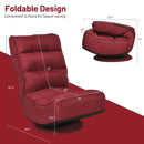 5-Position Folding Floor Gaming Chair by LJGDeals