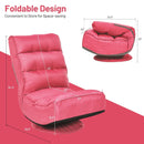 5-Position Folding Floor Gaming Chair by LJGDeals