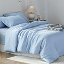 Kasentex Spring Duvet Cover Bedding Set with Duvet Cover, Pillowcase, Fitted Sheet, Hypoallergenic and Breathable, Room Decor, Graduation Gifts