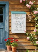 Vintage Farmhouse Wall-Mounted Post Box Mailbox Metal Letter Box Outdoor by 2Dropme