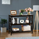 3-Tier Console X-Design Sofa Side Accent Table by LJGDeals