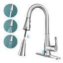 Touchless Kitchen Faucet with 360¬∞ Swivel Single Handle Sensor and 3 Mode Sprayer by LJGDeals