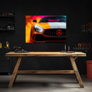 AMG Car light up sign, Car neon light sign, Car wall art lighted, Car led wall decor, Car led sign, Garage neon sign, Neon painting art For Man - UvCar06