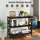 3-Tier Console X-Design Sofa Side Accent Table by LJGDeals