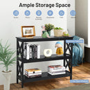 3-Tier Console X-Design Sofa Side Accent Table by LJGDeals