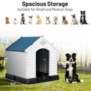 Indoor/Outdoor Waterproof Plastic Dog House Pet Puppy Shelter by LJGDeals