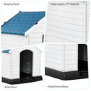 Indoor/Outdoor Waterproof Plastic Dog House Pet Puppy Shelter by LJGDeals