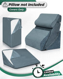 Cover Set Only for LX13, Navy Plush, Pillows and Foam not Included