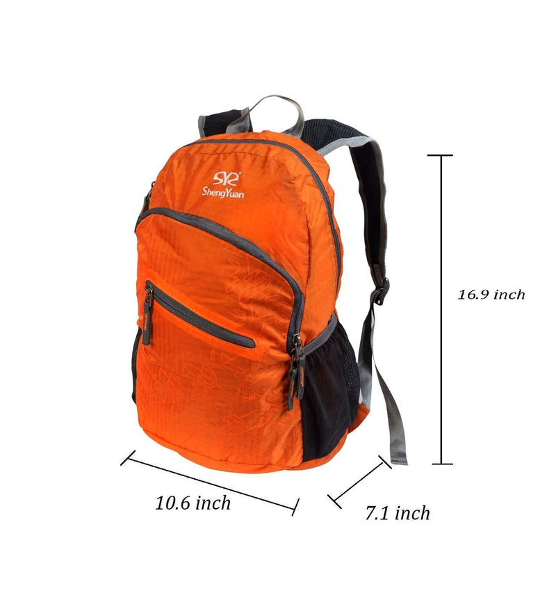 20L Waterproof Portable Travel Folding Backpack Fold Tote Bag for Travel, Camping