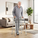 2-Button Folding Walker Lightweight with 7-Level Adjustable Height by LJGDeals