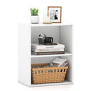 2-Cube Bookcase Floor Standing Open Bookshelf with 5-Position Adjustable Shelf